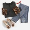Modern Lady Highstreet Round Neck Sweatshirts - Image 4