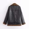 Moto Biker Style PU Leather Jacket - Image 2
