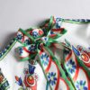 Casual Bow Tie Long Sleeve Shirt Dress - Image 4