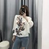 O Neck Bow Tie Puff Sleeve Top - Image 3