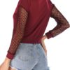 Outerwear Hoodies Long Sleeves Cut Out Hooded Sweatshirt - Image 3