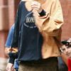Outerwear Long Sleeves Color Block Sweatshirt