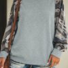Outerwear Long Sleeves Two Tone Sweatshirt - Image 2