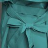 Oversized Trench Coat Turndown Collar Pockets Wrap Coat - Image 4