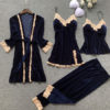 Pajamas Sleepwear Velour Lingerie - Image 6