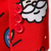 Christmas Print Turndown CollarJacket - Image 2