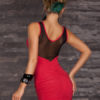 Semi-Sheer Mesh Slim Fit Club Dress - Image 2