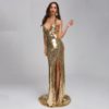 Sexy Deep V Off Shoulder Backless Maxi Dresses - Image 6