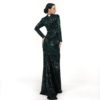 Sexy High Neck Hollow Out Maxi Dresses - Image 6
