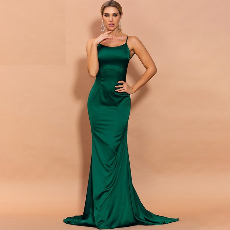 Sexy Irregular Neck Off Shoulder Backless Maxi Dresses - Image 4