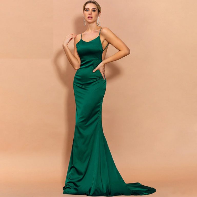 Sexy Irregular Neck Off Shoulder Backless Maxi Dresses - Image 5