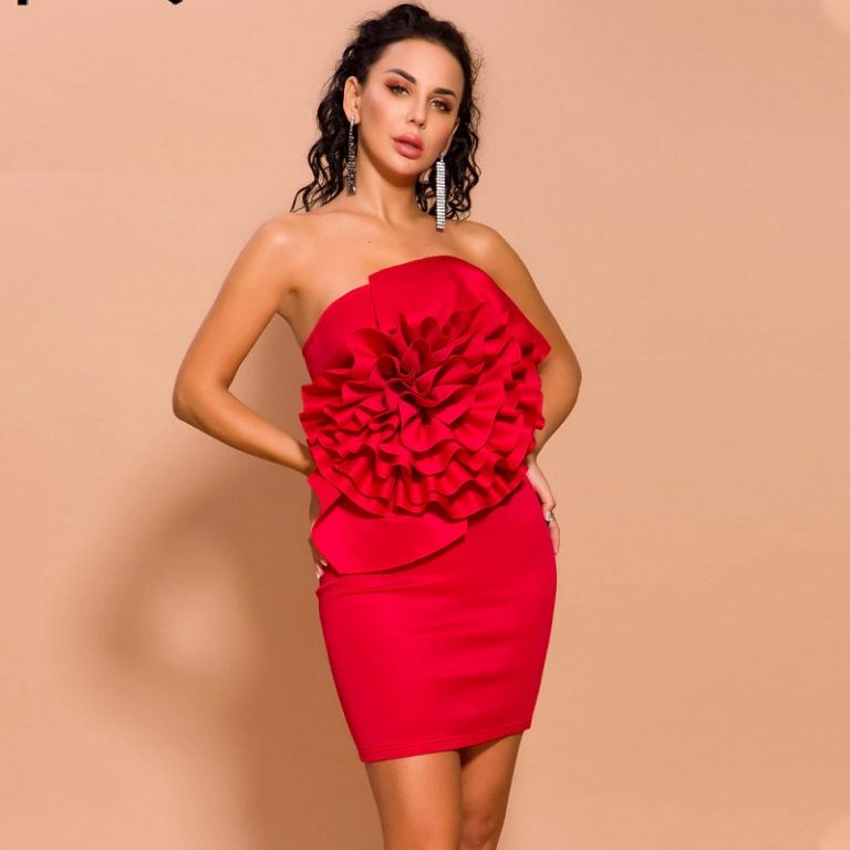 Sexy Off Shoulder Backless Mini Dresses - Image 3