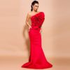 Sexy Off Shoulder Flower Bodycon Maxi Dresses - Image 5