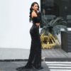 Sexy Off Shoulder Reflective Maxi Dress - Image 5