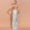 Sexy Off Shoulder Sequin Maxi Dress - Image 6