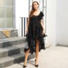 Sexy One Shoulder Lace Dresses - Image 3