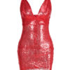Sexy Party Glitter Sequins Pencil Dress - Image 3