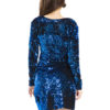 Sexy Plunging Sequins Shaping Mini Dress - Image 3