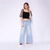 Sexy Sequined Mesh Cropped Top - Image 6
