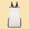Spaghetti Strap Contrast Lace Insert Split Side Night Dress - Image 4