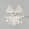 Sexy Sleepwear V Neck Bralette And Pantie Intimate Lingerie - Image 12