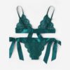 Sexy Sleepwear V Neck Bralette And Pantie Intimate Lingerie - Image 22