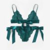 Sexy Sleepwear V Neck Bralette And Pantie Intimate Lingerie - Image 25