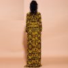 Sexy V Neck Long Sleeve Bohemian Maxi Dresses - Image 6