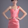 Sheath Satin Rhinestone Sweetheart Wedding Bridesmaid Dress - Image 5