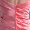 Sheath Satin Rhinestone Sweetheart Wedding Bridesmaid Dress - Image 8