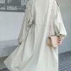 Stand Collar Long Sleeves Casual Coat - Image 2
