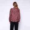 Stand Collar Two-Layers Ruffles Elegant Tops - Image 6