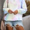 Tie Dye Sweatshirts Long Sleeves Pullover Top - Image 2