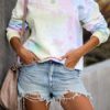 Tie Dye Sweatshirts Long Sleeves Pullover Top - Image 5