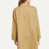 Trench Coat Long Sleeve Tie Belt Windbreaker Jacket With Pockets - Image 3
