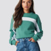 Two Tone Sports Long Sleeve Sweatshirt