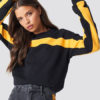 Two Tone Sports Long Sleeve Sweatshirt - Image 3