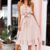 V neck Sleeveless Backless Elegant Maxi Dresses - Image 10