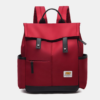 Canvas Multifunction Waterproof Casual Patchwork Backpack - Image 14