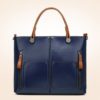Women Oil Wax Leather Tote Bag Retro Shoulder Bags Handbags - Image 14