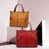 Women Oil Wax Leather Tote Bag Retro Shoulder Bags Handbags - Image 3