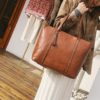 Women Tassel Large Capacity Tote Handbags Shoulder Bags - Image 3