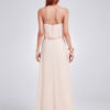 A Line Floor Length Zipper Chiffon Wedding Party Bridesmaid Dresses - Image 3