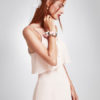 A Line Floor Length Zipper Chiffon Wedding Party Bridesmaid Dresses - Image 4