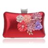 Beaded Leaf Flower Party Clutches