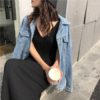 Bottoming Knitting Vest V-Neck Sleeveless Casual Straight Tank Dress - Image 8