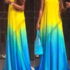 Casual Caftan Maxi Dress - Image 3