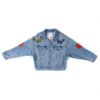 Casual Embroidery Long Sleeve Denim Fancy Jacket - Image 3