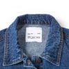 Casual Long Sleeve Cotton Washed Denim Basic Jacket - Image 4