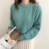 Casual Pullovers Minimalist Knitted Elegant Sweaters - Image 2